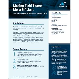 Case Study on Field Teams with Salesforce